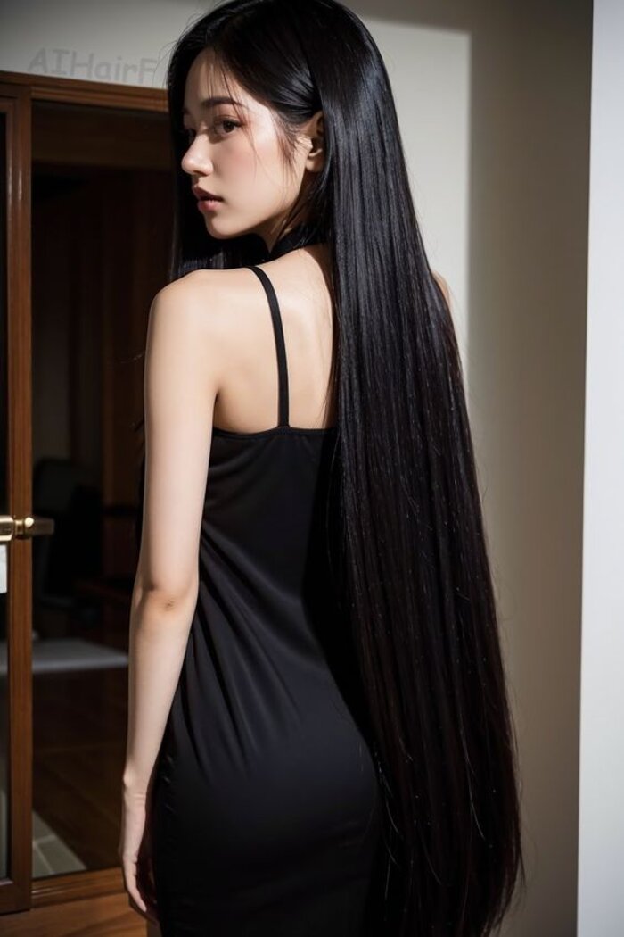 nữ tóc dài