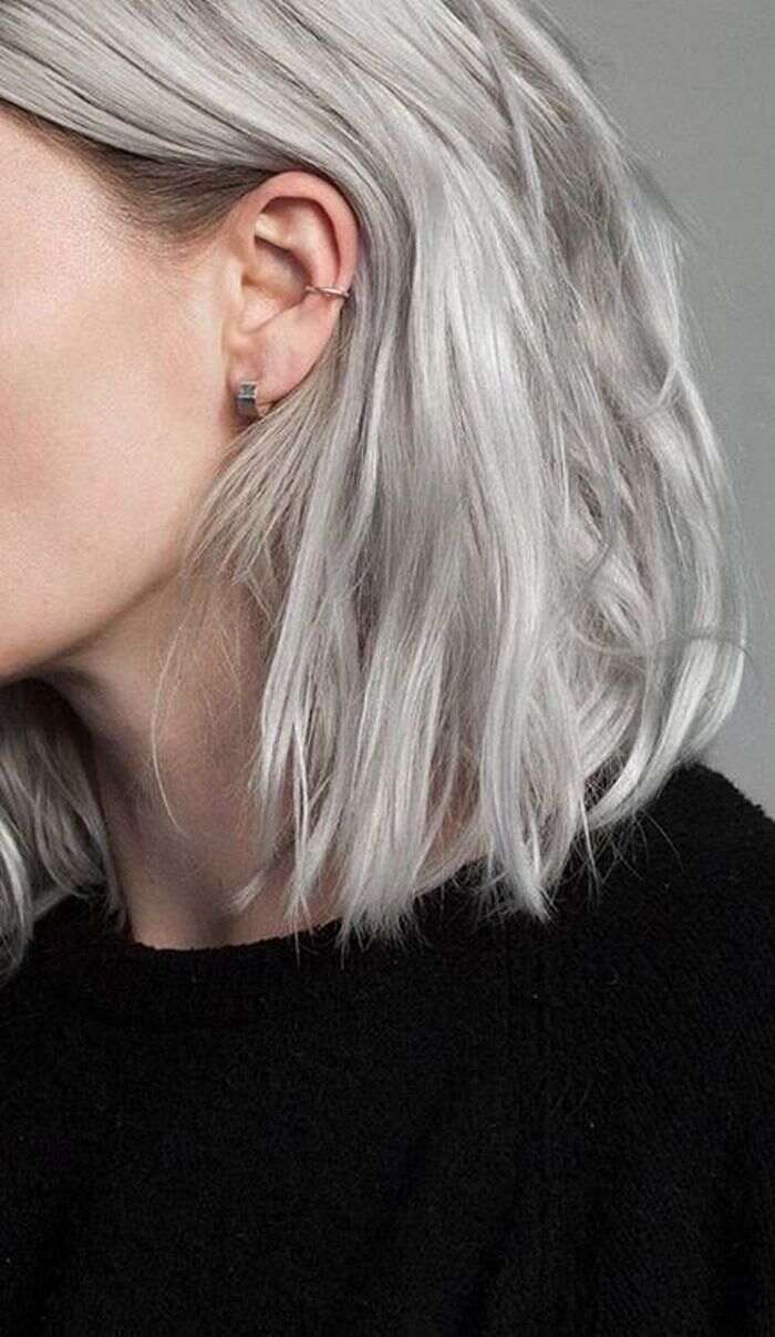 tóc màu bạc hợp mệnh thủy