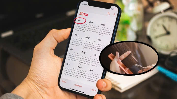 Lịch cắt tóc tháng 1
