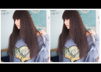 Tóc bấm cả đầu cá tính phong cách