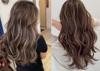 Kiểu tóc xoăn nhuộm highlight siêu cá tính, năng động