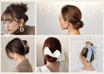 Tóc búi gọn thêm phụ kiện là kiểu tóc búi hot trend 2025